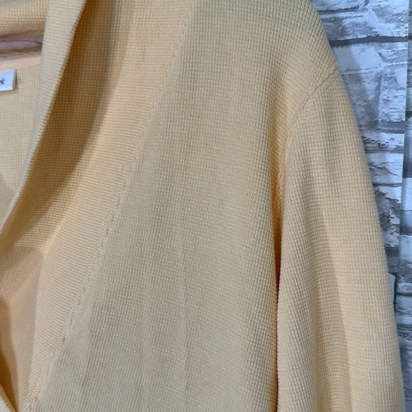 Coldwater Creek Yellow V-Neck Tunic Top - Picture 2 of 11